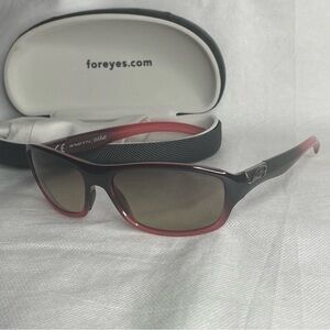 SMITH Evolve Heyday Sunglasses Black Cherry Fade Polarized Lenses TLT Optics